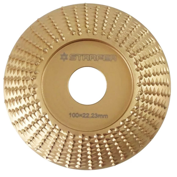 Disco De Aço Curvo Para Desbastar Madeira 100mm  - Starfer