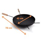 Disco De Arado De Ferro Com Borda Com Diâmetro De 42cm Olibox