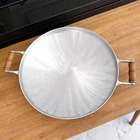 Disco De Arado Em Alumínio Fundido, 48cm, Preto, Com Alças Em