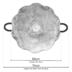 Disco De Arado Legítimo Grosso Com Alças De Ferradura 60cm