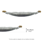 Disco De Arado Legítimo Grosso Com Alças De Madeira 57cm