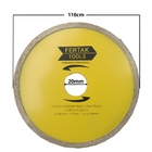 Disco De Corte 110x20mm Porcelanato + Diamantado Continuo + D