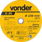Disco De Corte 230,0x2,0x22,23  - Vonder