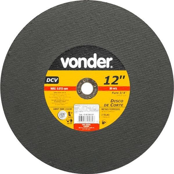 Disco De Corte 300,0x3,2x19,05 Dcv - Vonder