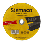 Disco de Corte Abrasivo para Metal 9" 230mm 1 unidade Abrasivo Stamaco