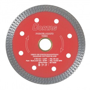Foto de Disco De Corte Diamantado Porcelanatoturbo 110 X 20 Best Qual