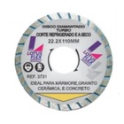 Disco De Corte Diamantado Turbo Corte Refrigerado Ref. 3731