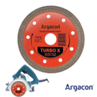 Disco De Corte Diamantado Turbo X Argacon Porcelanato Mármore