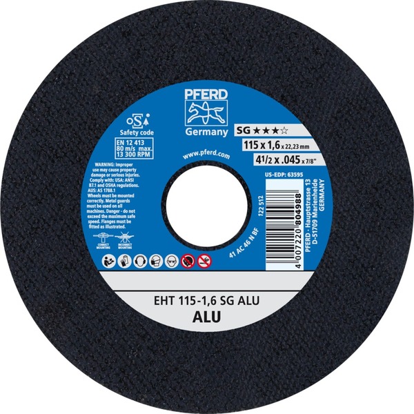 Disco De Corte Eht Sg Alu Pferd - Eht 115-1 6