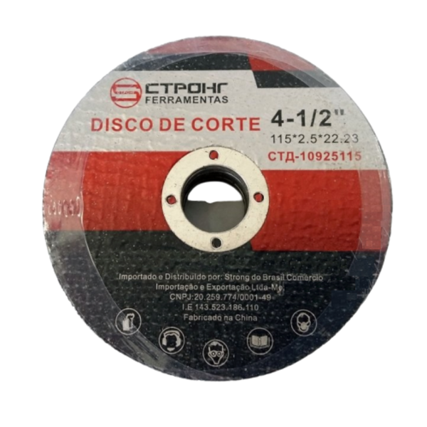 Disco De Corte Grosso Ferro E Inox P/ Esmeriladeira E Outras