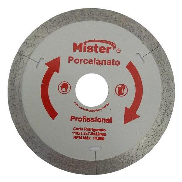 Disco De Corte Porcelanato Liso - Mister, Opção: Liso