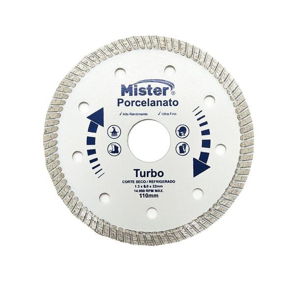 Disco De Corte Porcelanato Turbo - Mister, Opção: Turbo