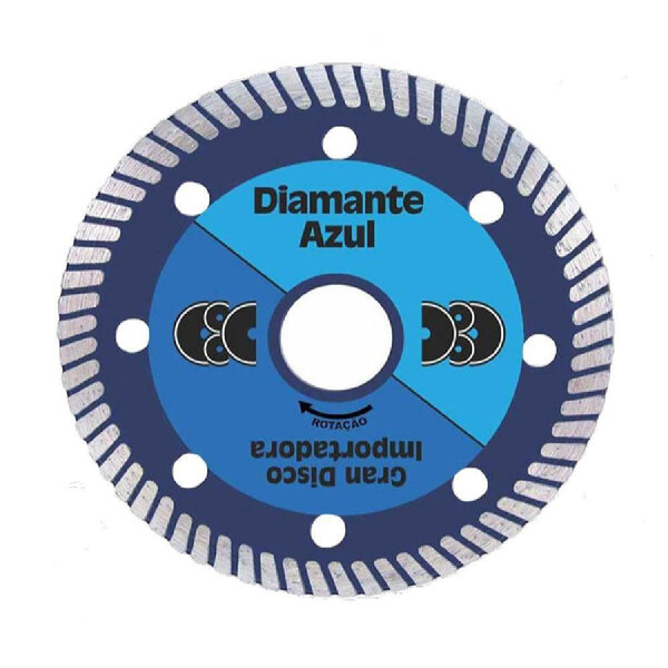 Disco De Corte Turbo Seco Prata 4.1/2" 105 X 20mm Diamante Az
