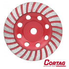 Disco De Desbaste Diamantado Turbo - 115mm  Cortag