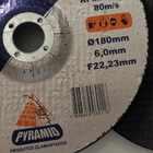 Disco De Desbaste Ferro 180mm Pyramid