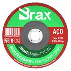 Disco De Desbaste Para Aço 7" 180 X 6.0 X 22 23mm - Brax