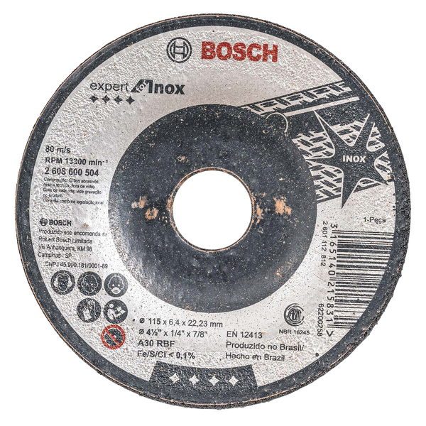 Disco de Desbaste para Metal 5" 125mm 1 unidade 3 in 1 Bosch