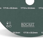 Disco De Lixa 177 8 X 22 2mm (7" X 7/8") Grão 60 - Rocast