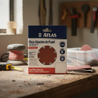 Disco De Lixa Abrasivo 125 Grao 240 - Atlas - Emb. C/ 5pç