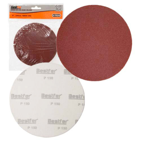 Disco De Lixa Com Velcro P150 Bestfer