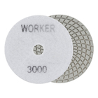 Disco de Lixa Diamantada 100mm Grão 3000 Worker