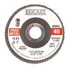 Disco De Lixa Flap 115 X 22mm 4.1/2pol X 7/8pol Gr 40 102,000