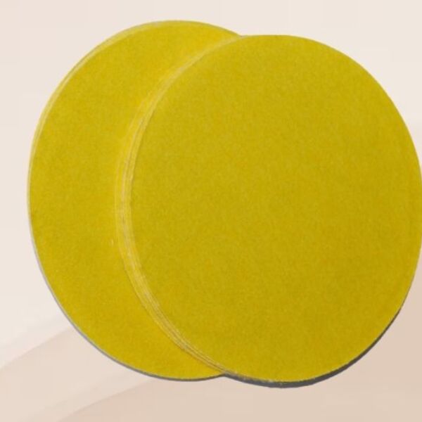 Disco De Pluma Amarelo - 5" Ou 127mm - Sem Furos - 20 Unidade