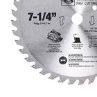 Disco De Serra Circular 7-1/4'' C/ 40 Dentes - Stanley