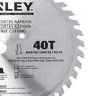 Disco De Serra Circular 7-1/4'' C/ 40 Dentes - Stanley
