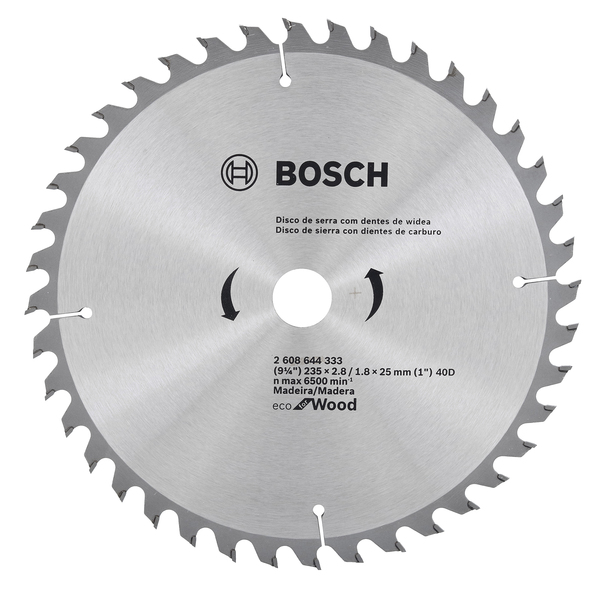 Disco de Serra Circular Eco D235X40T Bosch
