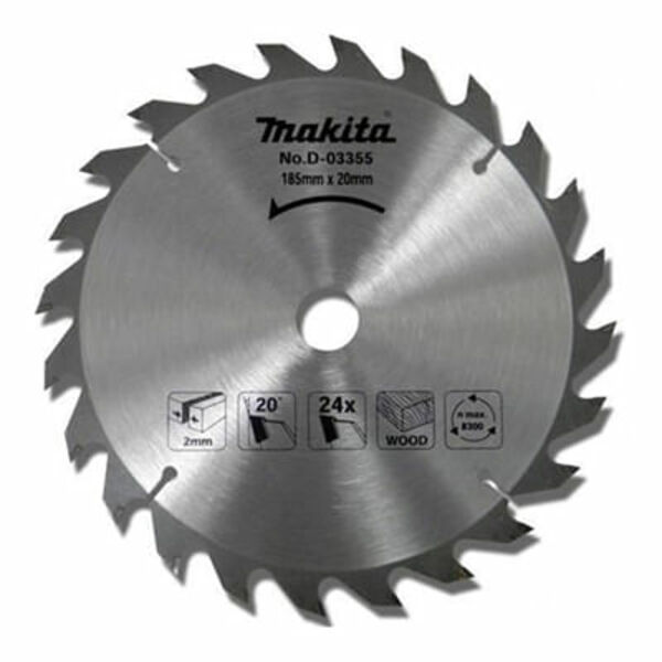Disco De Serra Circular Makita (madeira) 185mmx20mmx2 24d