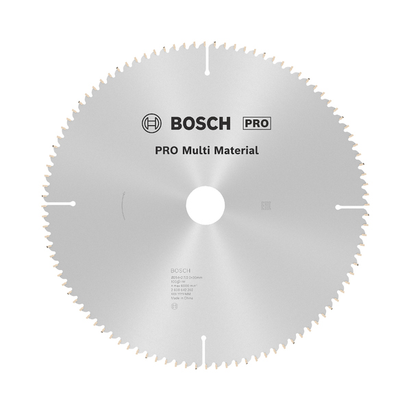 Disco de Serra Circular para Multimaterial 254x30mm 100 dentes Bosch