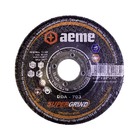 Disco Desbaste Aeme Aço/inox Dda 703 4.1/2x1/4x7/8 (114.3x6.4