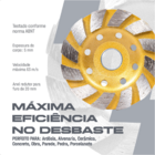 Disco Desbaste Diamantado Concreto Esmerilhadeira Mármore