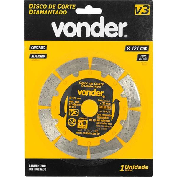 Disco Diamantado 121 Mm Segmentado Para Concreto E Alvenaria