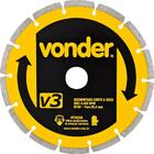 Disco Diamantado 180mm Segmentado Furo 25mm V3 - Vonder