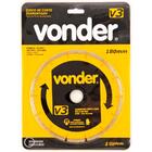 Disco Diamantado 180mm Segmentado Furo 25mm V3 - Vonder