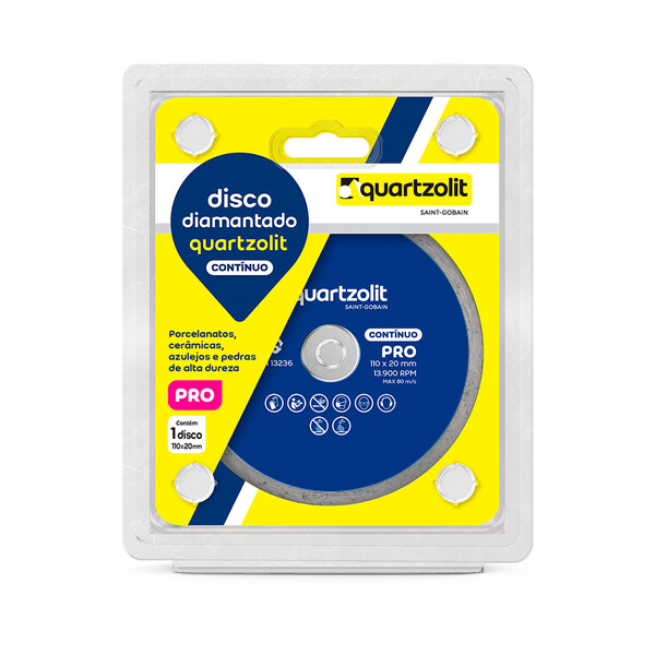 Disco Diamantado Continuo 4.1/2 Quartzolit