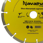 Disco Diamantado Navalha Segmentado 7  X 180mm