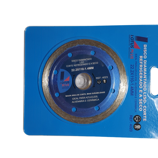 Disco Diamantado Para Corte Liso Plus 4,1/2 Esmerilhadeira