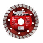 Disco Diamantado Turbo Para Granito, Mármore e Pedra 110x20mm MTX