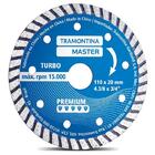 Disco Diamantado Turbo 4.3 8,corpo Aco Especial Temperado,vel