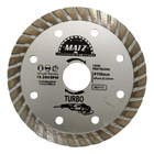Disco Diamantado Turbo P/ Esmerilhadeira 110x22,23mm Matz
