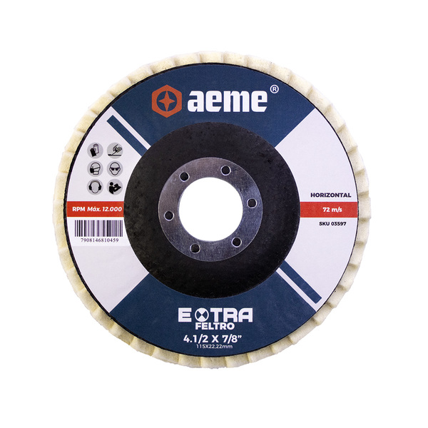 Disco Flap Aeme  Extra Horizontal 4.1/2x7/8 (115x22.22)
