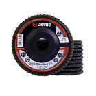 Disco Flap Aeme Standard Nylon Preto Reto Zircônio 4.1/2" (11