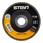 Disco Flap Curvo 4.1/2 115mm Metais Ferrosos Stein Grão 60