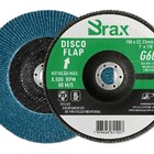 Disco Flap De Zircônio De 7" X 7/8" 180x22 23mm Grão 60 - Brax