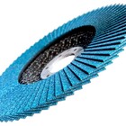 Disco Flap De Zircônio De 7" X 7/8" 180x22 23mm Grão 60 - Brax