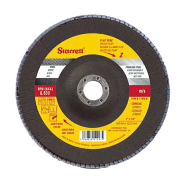 Disco Flap Para Madeira 4-1/2" Grão 120 Starrett Disco Flap S