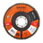 Disco Flap para Metal Grão 60 115mm 4.1/2" 1 unidade Stamaco